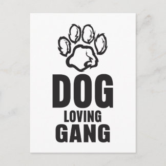 Hund Loving Gang Vykort