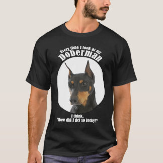 hund Lucky Doberman T Shirt