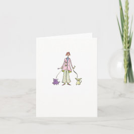 Hund/Lulu Notes 4 x 5.6-anteckningskort Anteckningskort