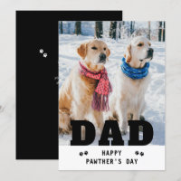 Hund Lycklig Fars dag Paw Skriv ut ett lustigt fot