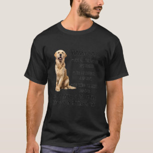Hund Lycklig Fars dag till bästa gyllene medelväg T Shirt