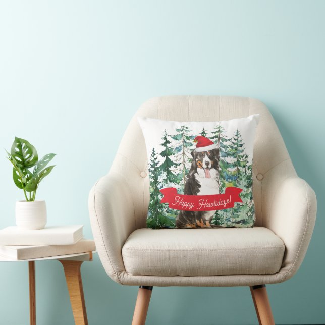 Hund Lycklig Howlidays Bernese Mountain Kudde (Stol)