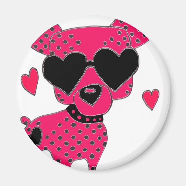 Hund Magnet (Framsidan)