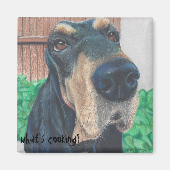 hund magnet (Framsidan)