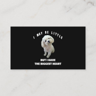 Hund maltesisk liten maltesisk Hund design Funny Q Visitkort