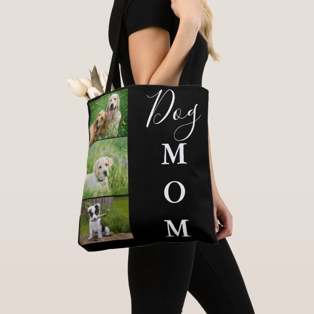Hund Mamma 3-foto Tygkasse (Närbild)