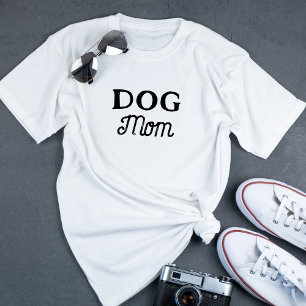 Hund Mamma Ägare av enkel redigeringsskript T Shirt