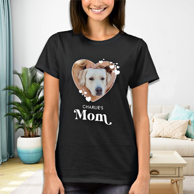 Hund MAMMA anpassar Hund älskare Cute Heart Pet Ph T Shirt (Skapare uppladdad)