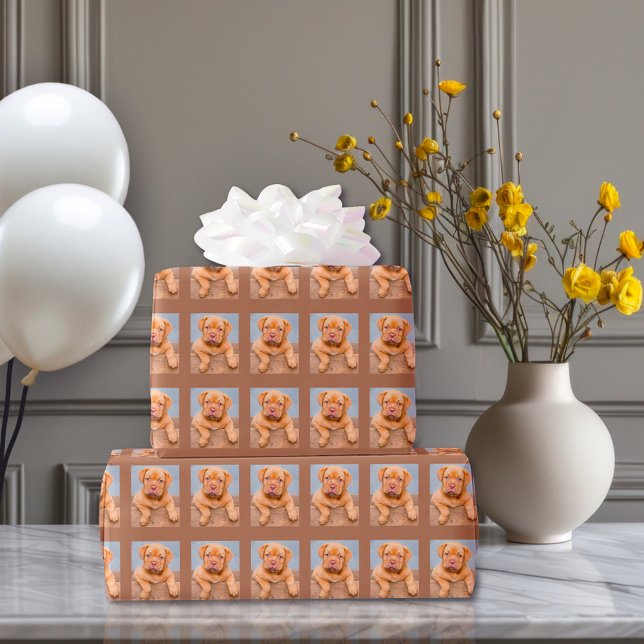 Hund Mamma Anpassningsbar Photo Presentpapper (Skapare uppladdad)