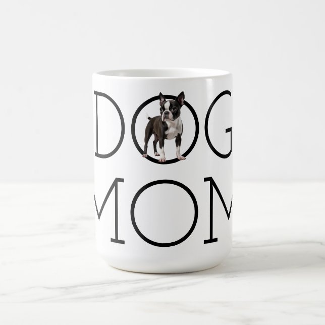 Hund Mamma Boston Terrier Kaffemugg (Center)