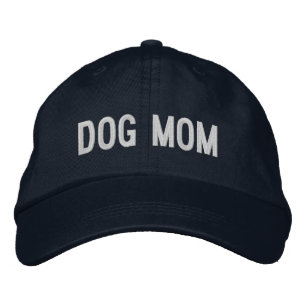 Hund Mamma   Coola Hund Dam Broderad Keps