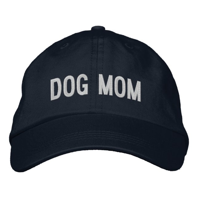 Hund Mamma | Coola Hund Dam Broderad Keps (Framsida)