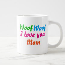 Hund Mamma Coola Woof I Kärlek Du Mamma Cute Woof