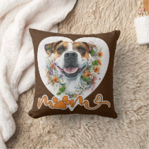 Hund Mamma Dekorativ kudde