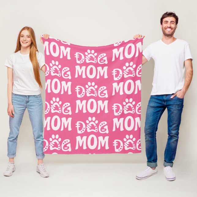Hund Mamma Fleecefilt (På plats)