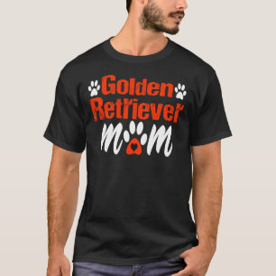 Hund Mamma för Golden Retriever Mamma Mor Day T Shirt