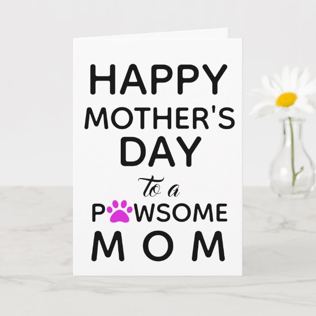 Hund Mamma från Mors dag Kort (Liten växt)