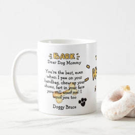 Hund Mamma Funny Cute Mugg Personlig Gifts Mammor