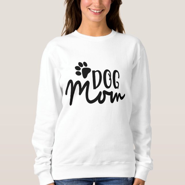 Hund Mamma-Funny T Shirt (Framsida)
