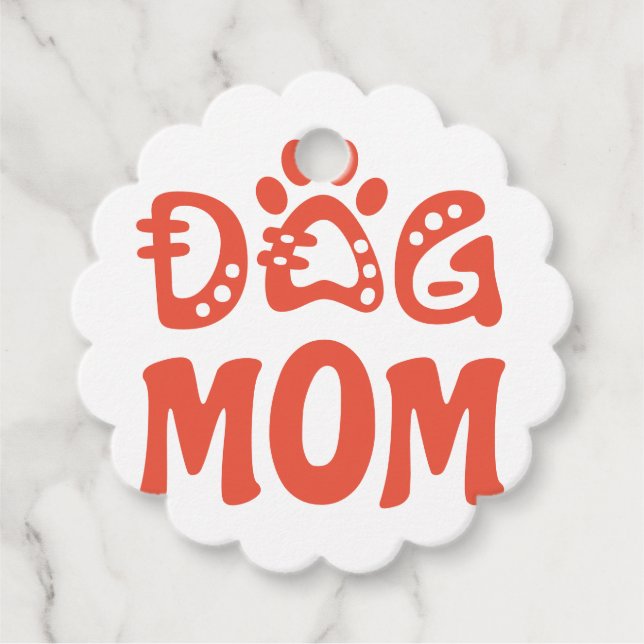 Hund Mamma Gåvor Etiketter (Framsida)