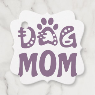 Hund Mamma Gåvor Etiketter