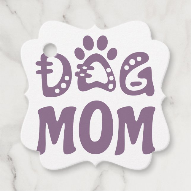 Hund Mamma Gåvor Etiketter (Framsida)
