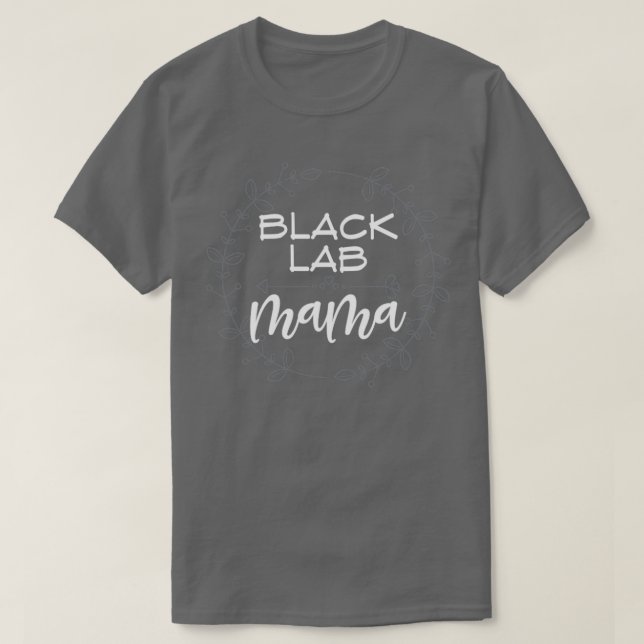 Hund Mamma Gift Black Labrador T Shirt (Design framsida)