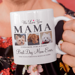Hund Mamma Gift - vi Kärlek dig Mamma Pet Photo Co Kaffemugg