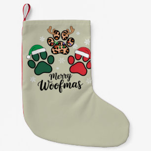 Hund Mamma God jul Woofmas Hund älskare Julafton Liten Julstrumpa