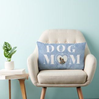 Hund Mamma Heart Locket Personlig Dekorativ kudde