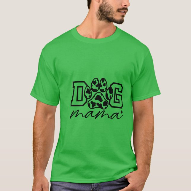 Hund, Mamma, Hund älskare, Hund tröja, gåvor T Shirt (Framsida)