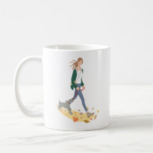 Hund Mamma Illustration Colorful Tassar Mugg