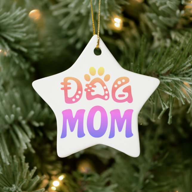 Hund Mamma Julgransprydnad Keramik (Träd)