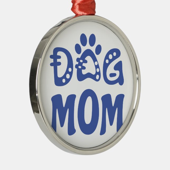 Hund Mamma Julgransprydnad Metall (Höger)