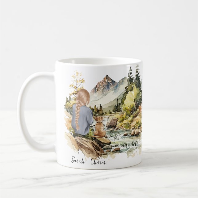 Hund Mamma Kaffemugg (Vänster)