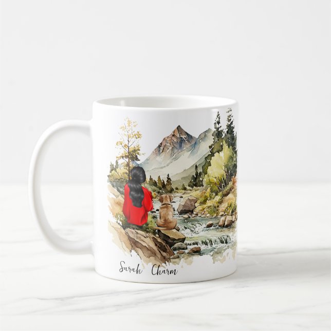 Hund Mamma Kaffemugg (Vänster)
