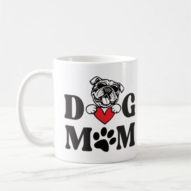 Hund mamma kaffemugg (Vänster)