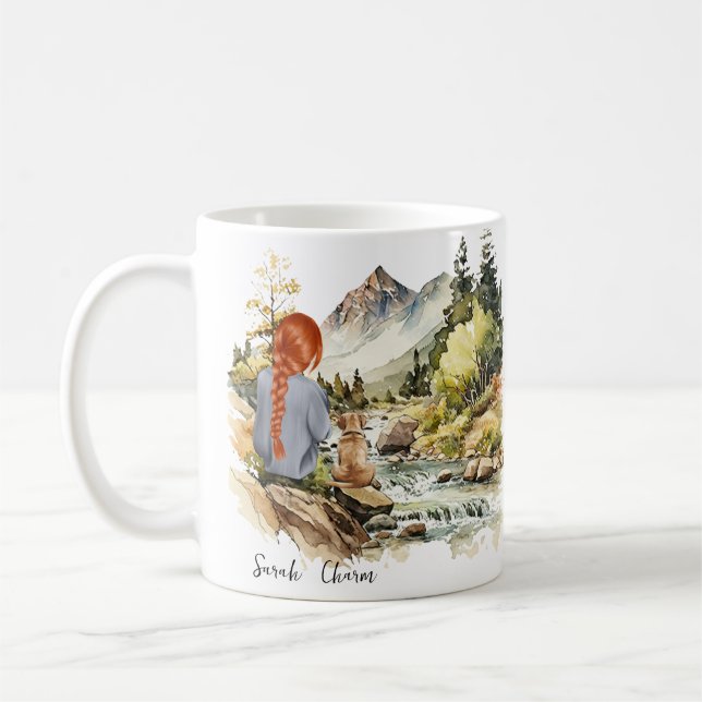 Hund Mamma Kaffemugg (Vänster)