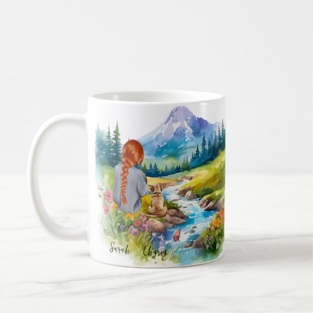 Hund Mamma Kaffemugg (Vänster)