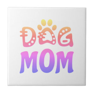 Hund Mamma Kakelplatta