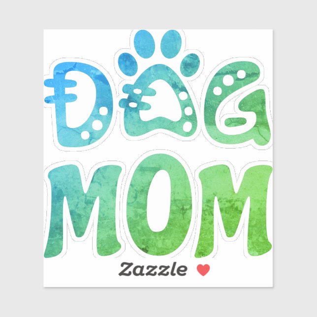 Hund Mamma Klistermärken (Ark)
