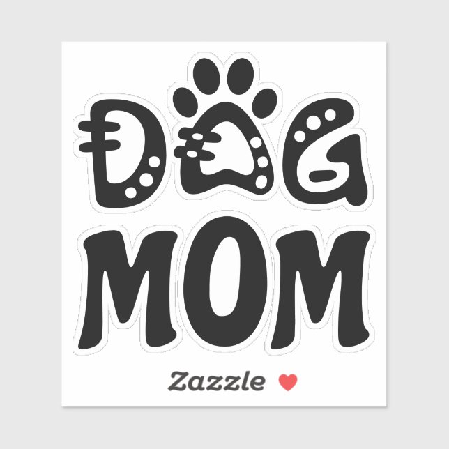 Hund Mamma Klistermärken (Ark)