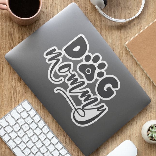 Hund Mamma kontur Klistermärken (Skapare uppladdad)