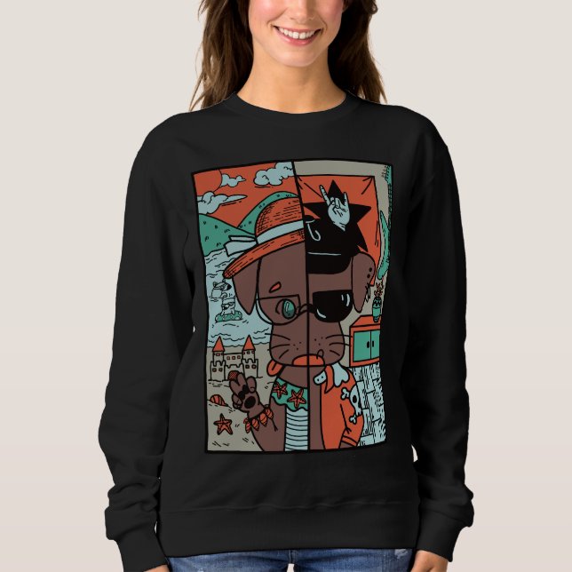 Hund Mamma Lab T Shirt (Framsida)