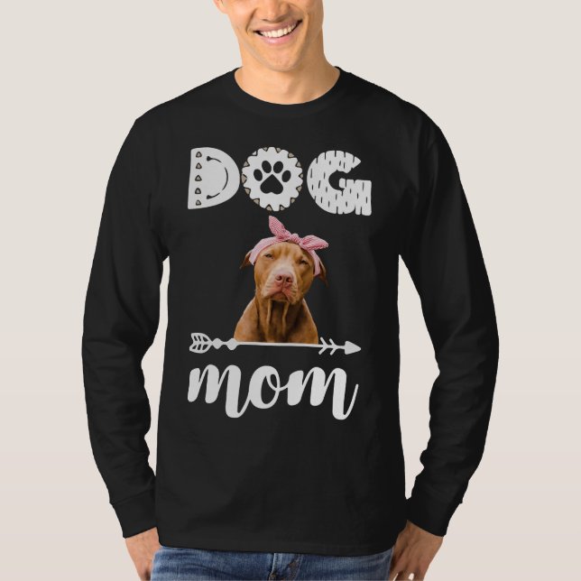 Hund Mamma Labrador Retriever Mamma T Shirt (Framsida)