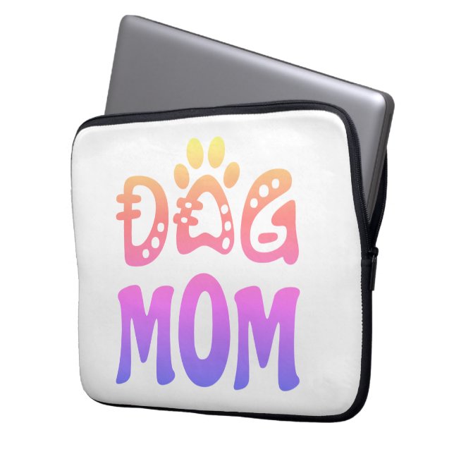 Hund Mamma Laptop Fodral (Framsidan Vänster)
