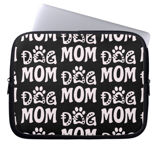 Hund Mamma Laptop Fodral (Framsidan)