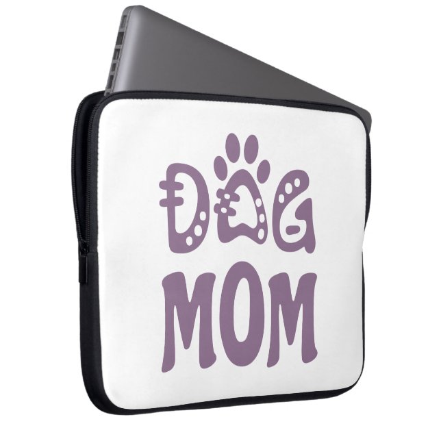Hund Mamma Laptop Fodral (Framsidan Höger)