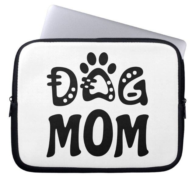 Hund Mamma Laptop Fodral (Framsidan)