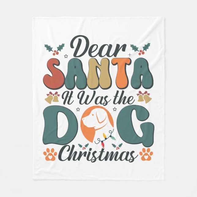 Hund Mamma Life Fleecefilt (Framsidan)